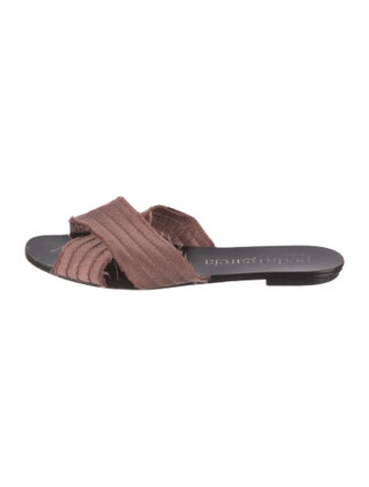 Pedro Garcia Satin Slides