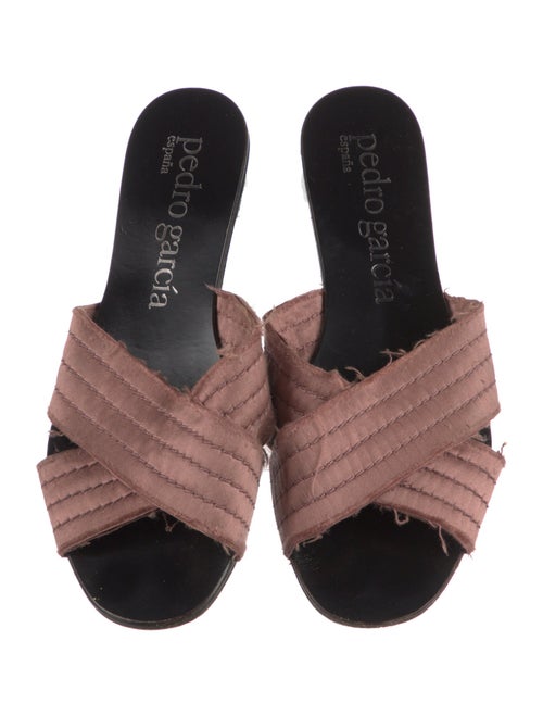 Pedro Garcia Satin Slides