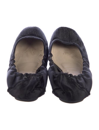 Pedro Garcia Satin Flats