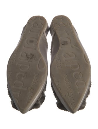 Pedro Garcia Satin Flats