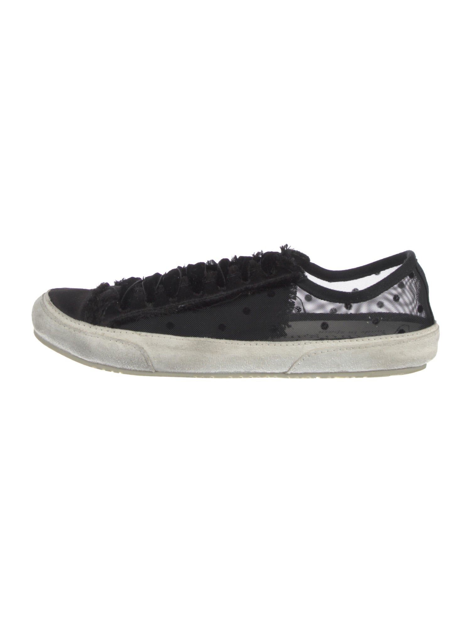 Pedro Garcia Mesh Lace Pattern Sneakers