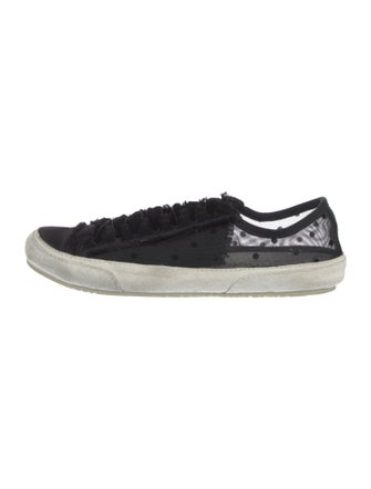Pedro Garcia Mesh Lace Pattern Sneakers