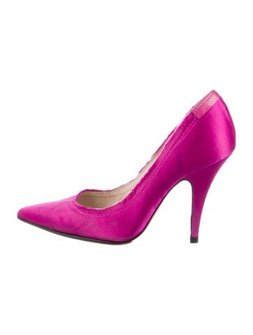 Pedro Garcia Pumps Satin Raw-Edge Trim IT 36 | 6