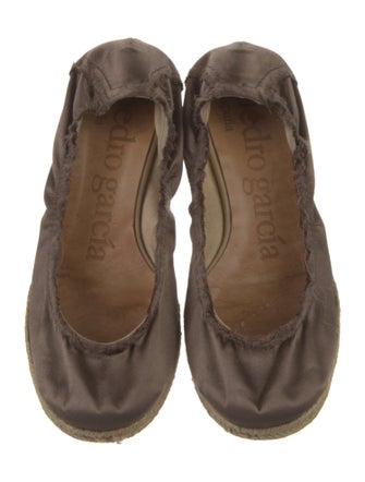 Pedro Garcia Satin Ballet Flats