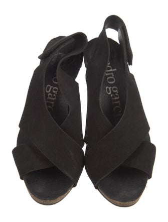 Pedro Garcia Suede Slingback Sandals