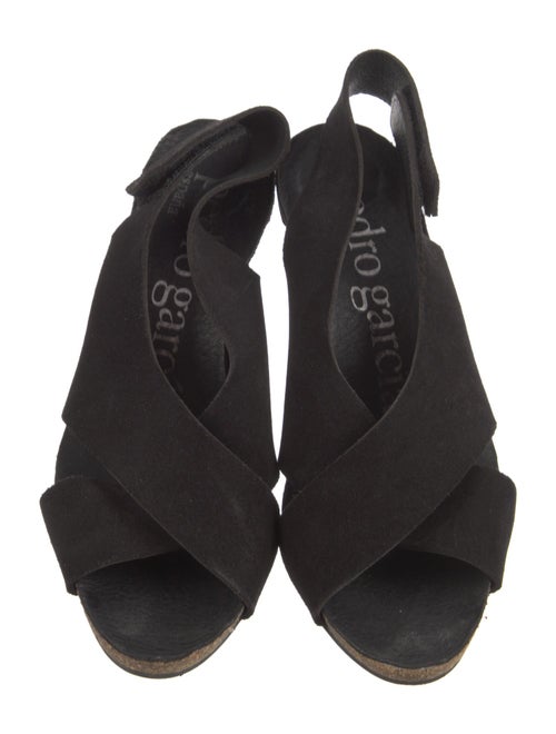 Pedro Garcia Suede Slingback Sandals