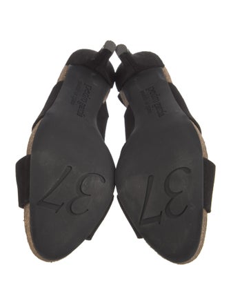 Pedro Garcia Suede Slingback Sandals