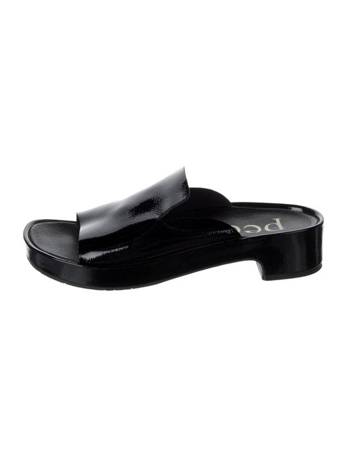 Pedro Garcia Patent Leather Slides