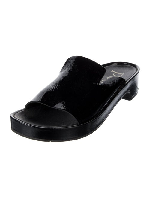 Pedro Garcia Patent Leather Slides
