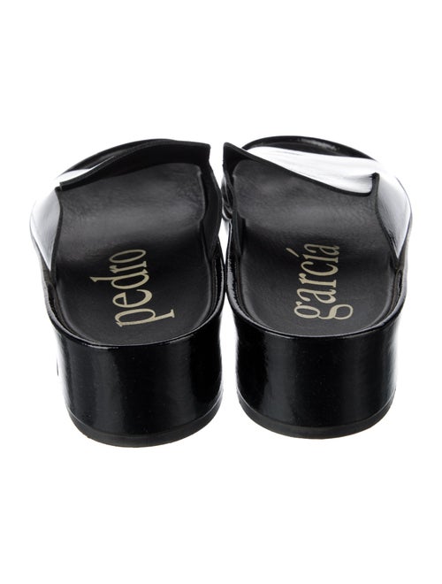 Pedro Garcia Patent Leather Slides