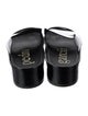 Pedro Garcia Patent Leather Slides