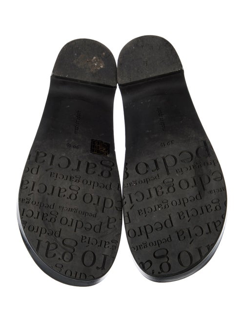 Pedro Garcia Patent Leather Slides