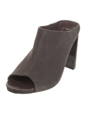 Pedro Garcia Suede Whipstitch Trim Sandals