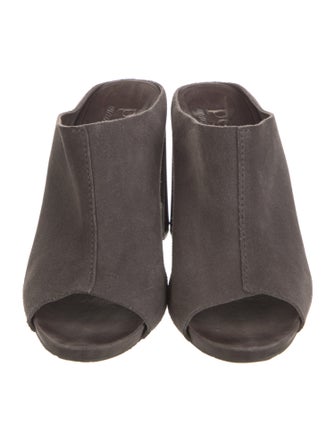 Pedro Garcia Suede Whipstitch Trim Sandals