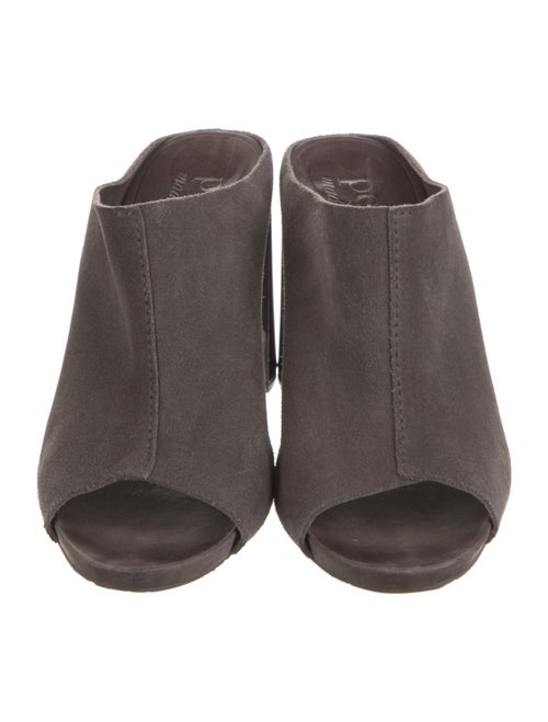 Pedro Garcia Suede Whipstitch Trim Sandals