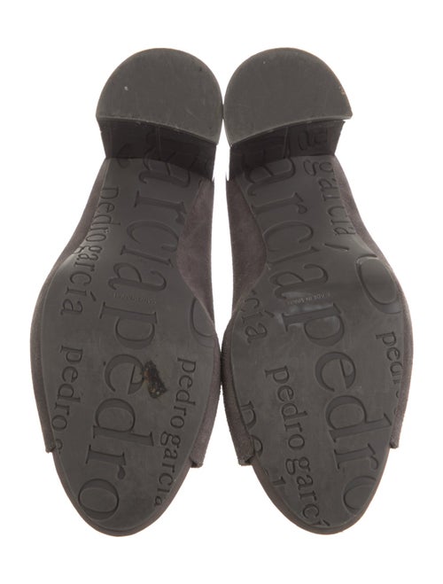 Pedro Garcia Suede Whipstitch Trim Sandals