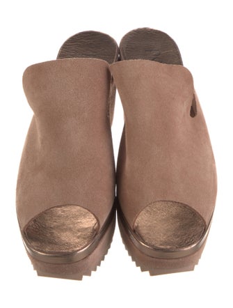 Pedro Garcia Suede Slides