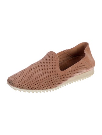 Pedro Garcia Suede Lasercut Accents Loafers