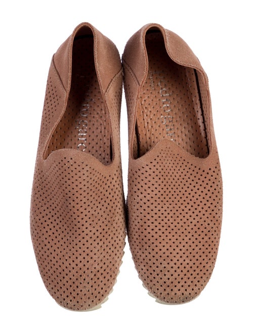 Pedro Garcia Suede Lasercut Accents Loafers