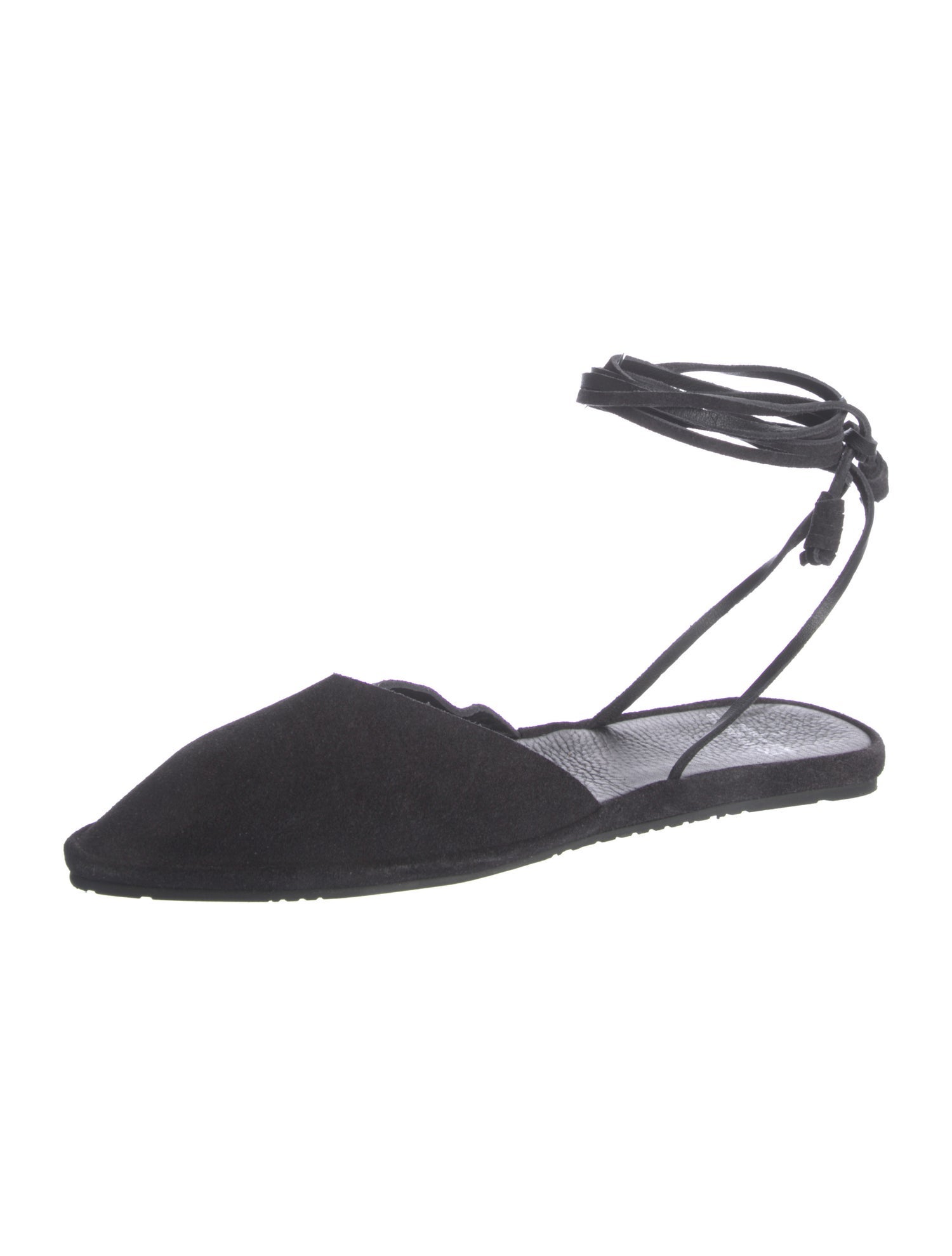 Pedro Garcia Suede Slingback Flats