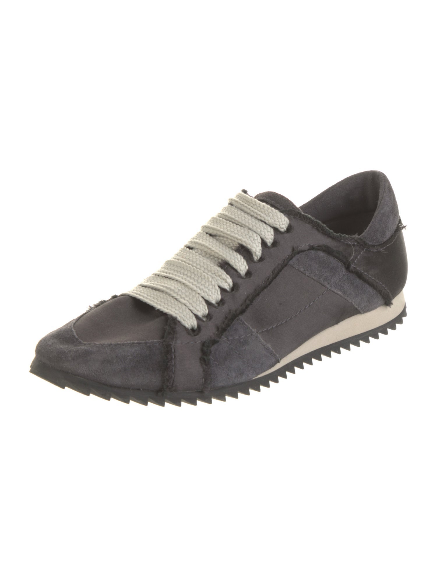 Pedro Garcia Suede Raw-Edge Trim Sneakers