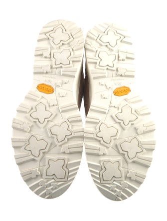 Pedro Garcia Satin Colorblock Pattern Lace-Up Boots