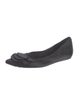 Pedro Garcia Satin Raw-Edge Trim Flats