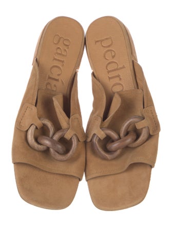 Pedro Garcia Suede Slides