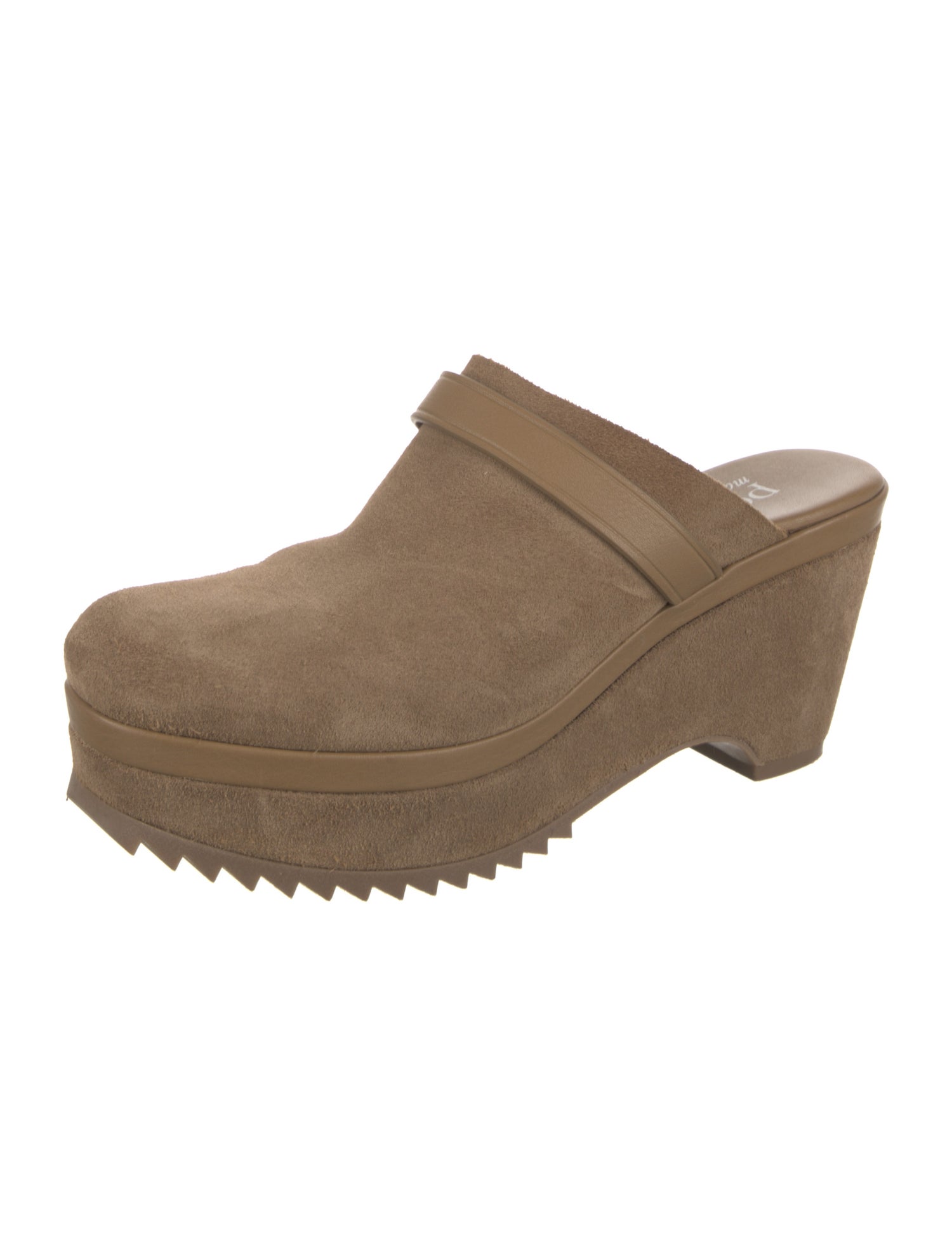 Pedro Garcia Suede Leather Trim Embellishment Mules