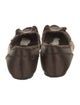 Pedro Garcia Satin Raw-Edge Trim Ballet Flats