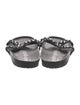 Pedro Garcia Suede Crystal Embellishments Slides