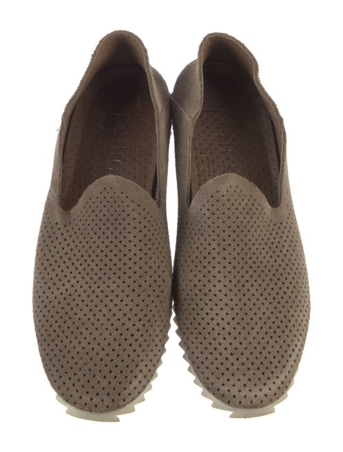Pedro Garcia Suede Lasercut Accents Loafers