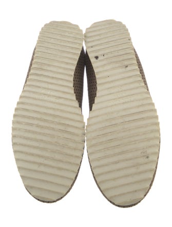 Pedro Garcia Suede Lasercut Accents Loafers