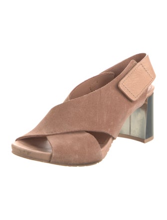 Pedro Garcia Suede Slingback Sandals