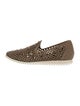 Pedro Garcia Suede Eyelet Trim Loafers