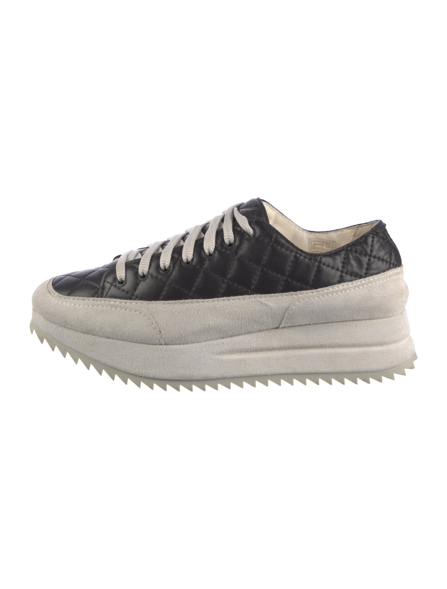 Pedro Garcia Leather Colorblock Pattern Sneakers