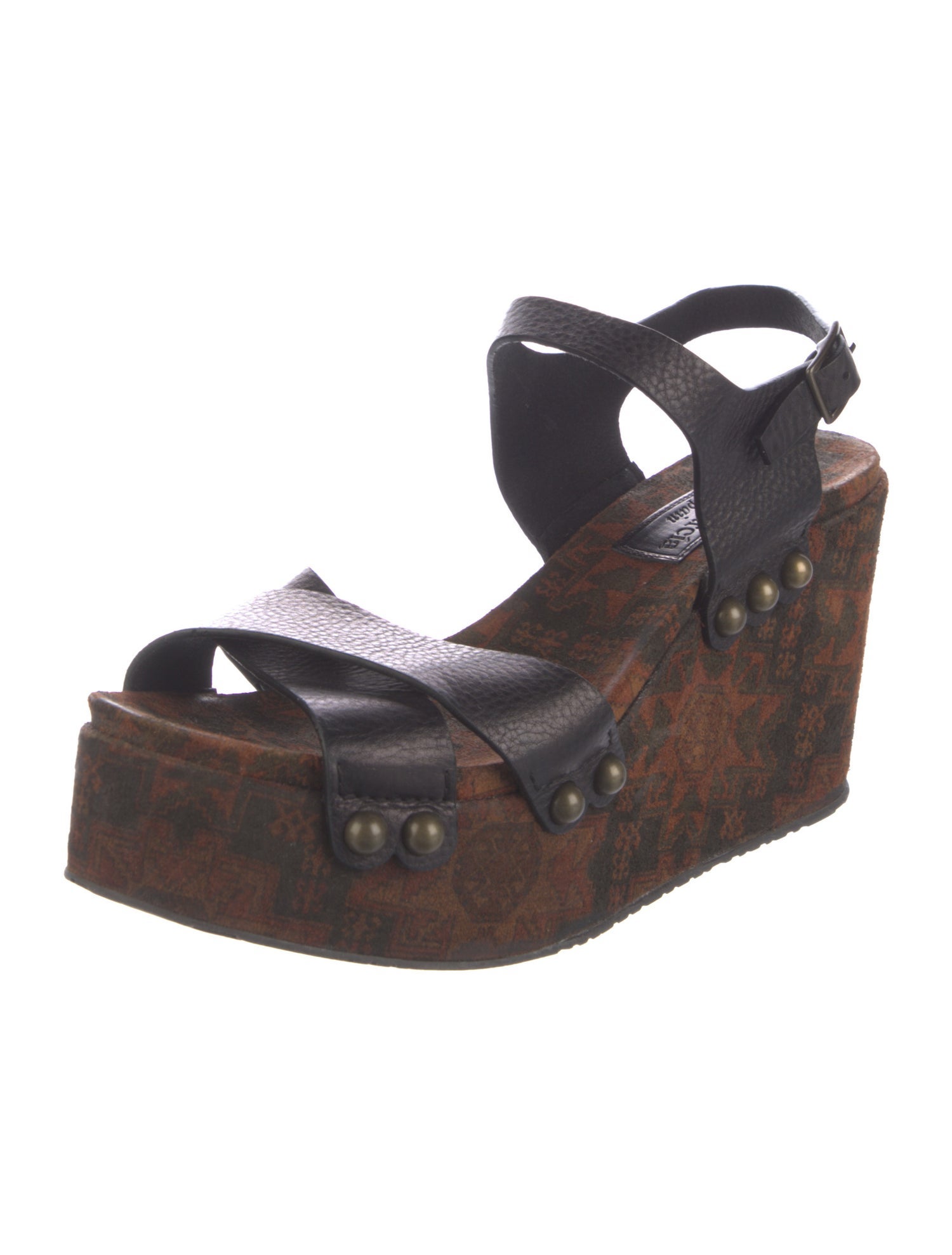 Pedro Garcia Leather Slingback Sandals