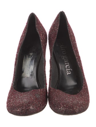 Pedro Garcia Glitter Glitter Accents Pumps