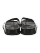 Pedro Garcia Patent Leather Crystal Embellishments Slides