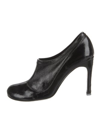 Pedro Garcia Leather Raw-Edge Trim Pumps