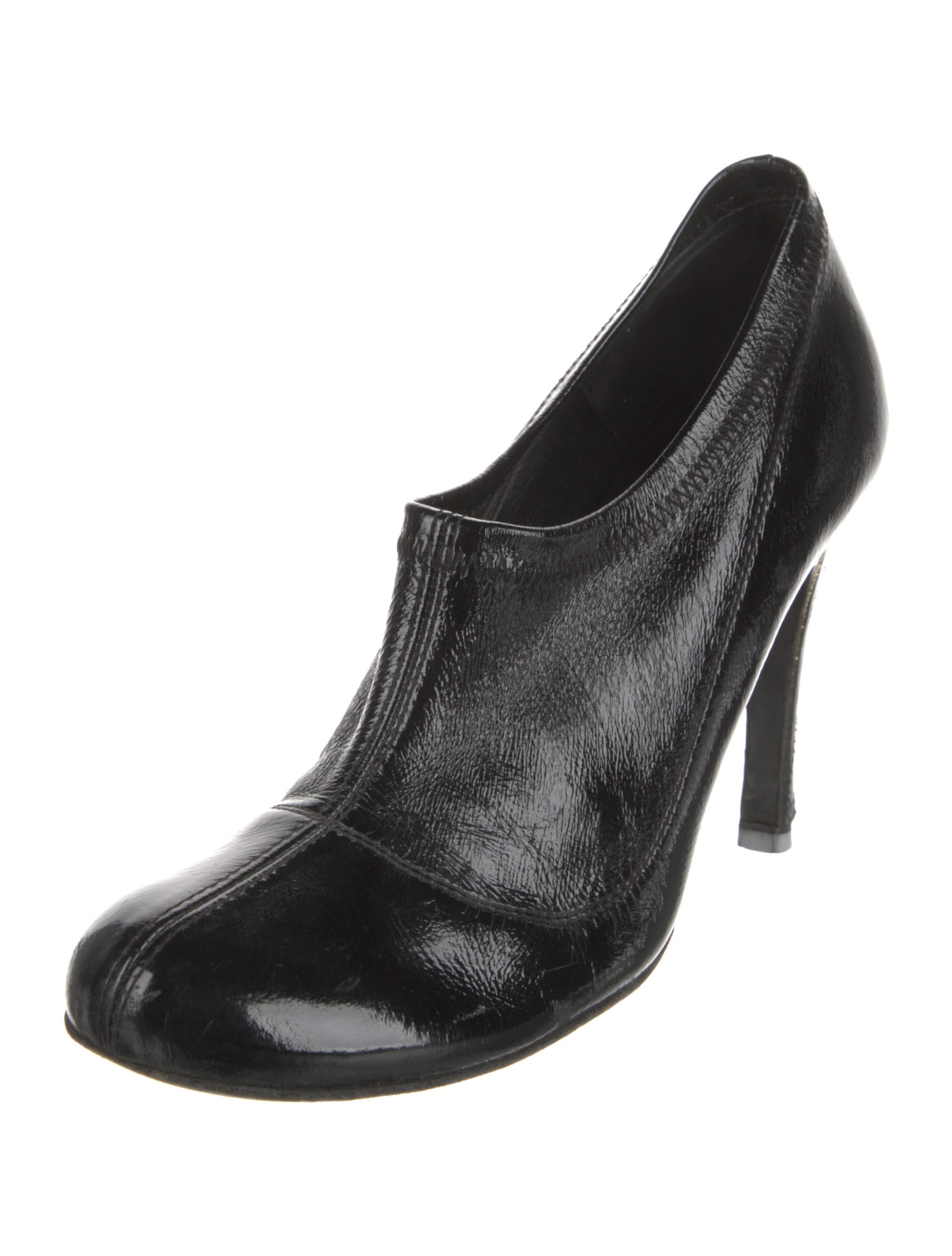 Pedro Garcia Leather Raw-Edge Trim Pumps