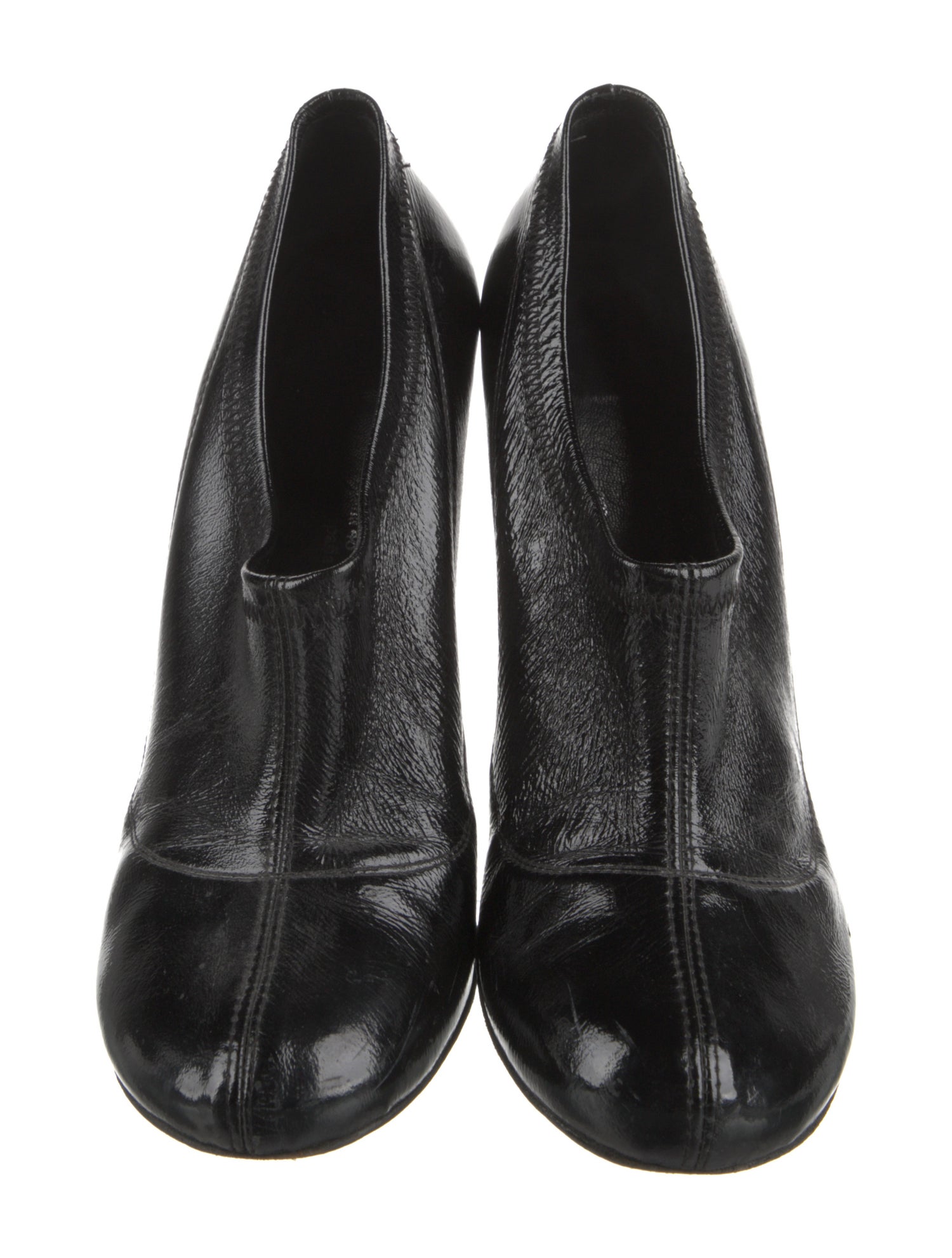 Pedro Garcia Leather Raw-Edge Trim Pumps