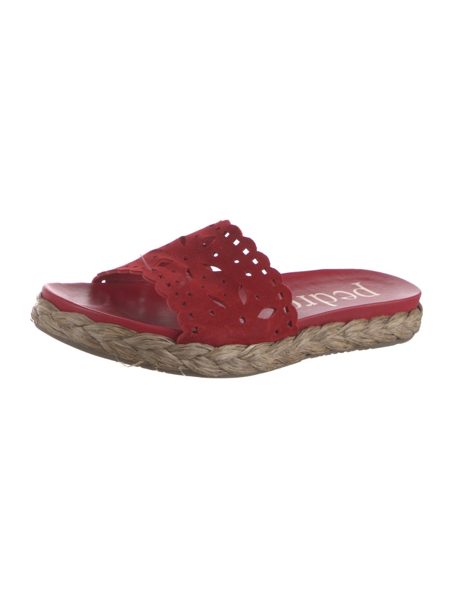 Pedro Garcia Suede Cutout Accent Slides