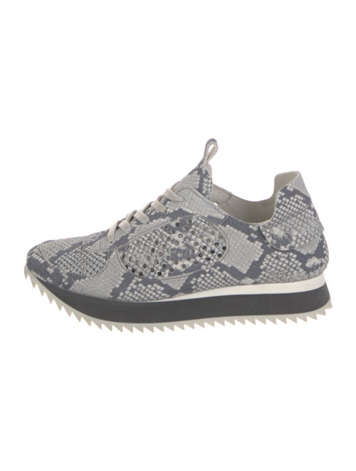 Pedro Garcia Suede Animal Print Athletic Sneakers