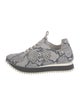 Pedro Garcia Suede Animal Print Athletic Sneakers