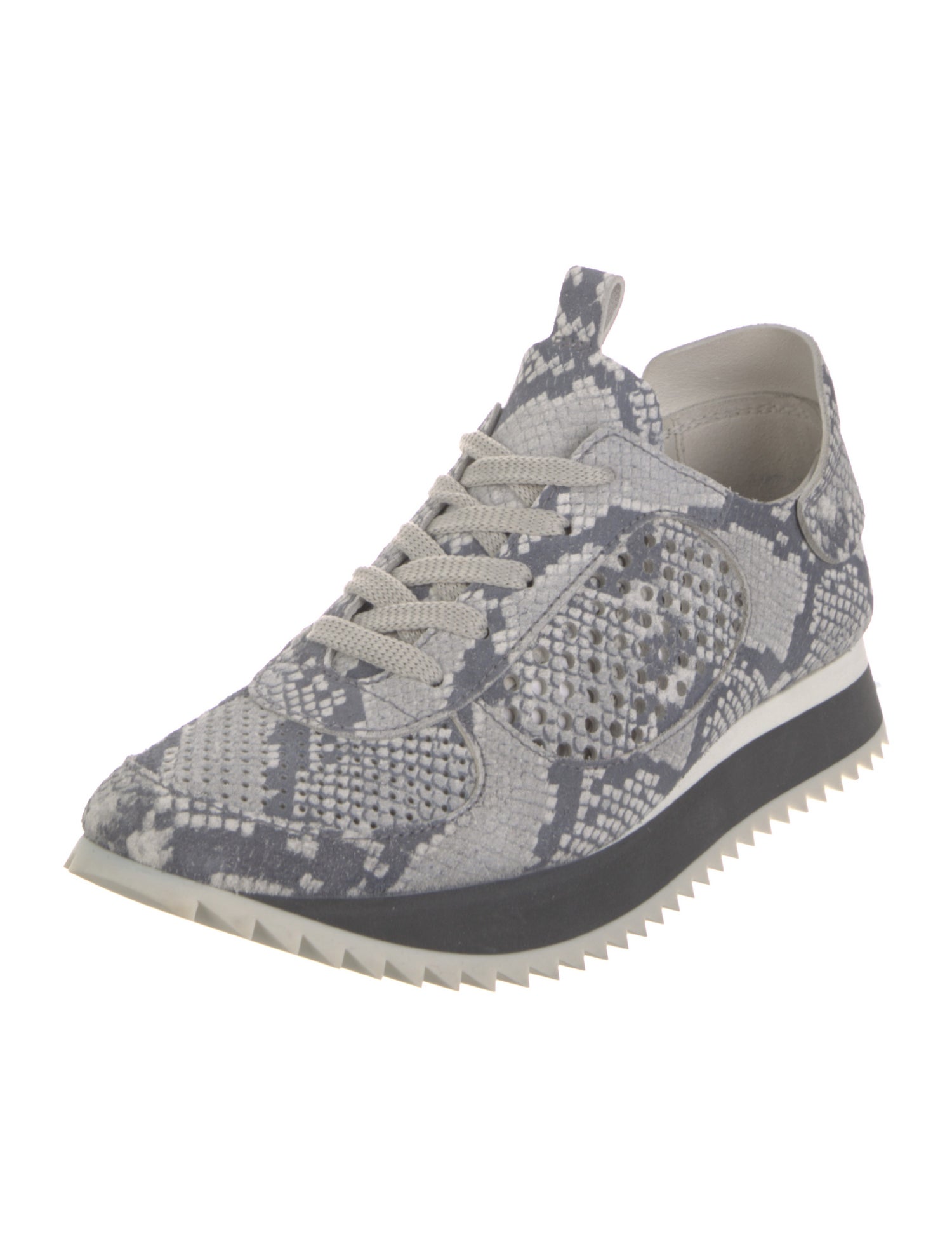 Pedro Garcia Suede Animal Print Athletic Sneakers