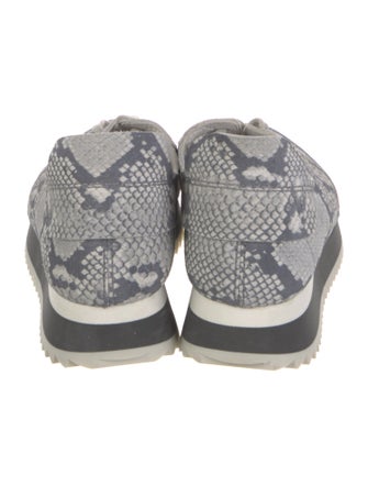 Pedro Garcia Suede Animal Print Athletic Sneakers