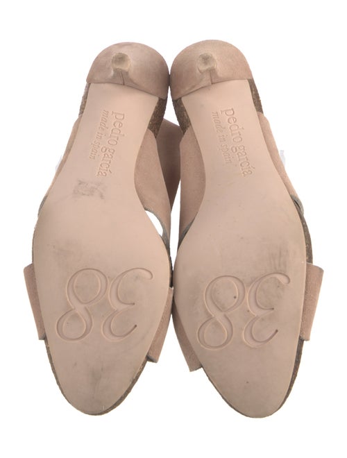 Pedro Garcia Suede Slingback Sandals