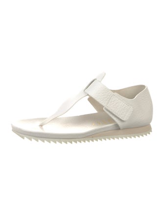Pedro Garcia Leather T-Strap Sandals