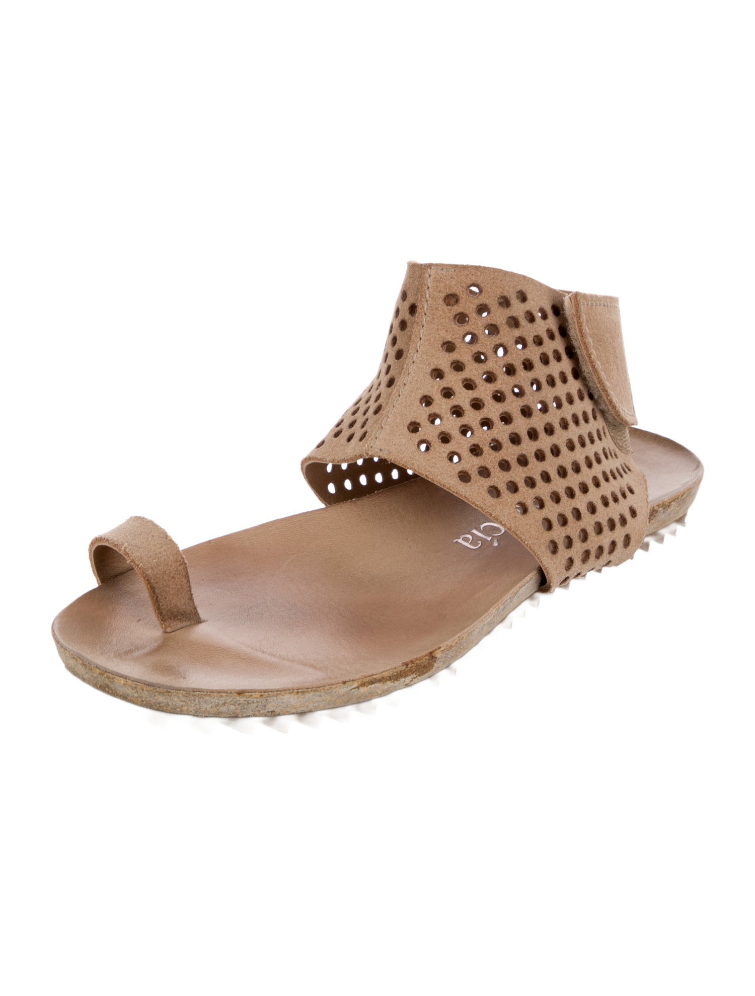 Pedro Garcia Suede Lasercut Accents Gladiator Sandals